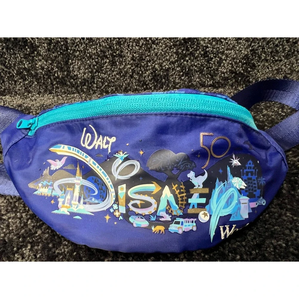 Disney Walt‎ Disney World 50th Anniversary Belt Bag Fanny Pack